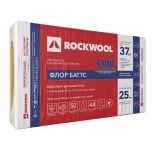 Тепло-звукоизоляция Rockwool Флор Баттс 25 мм (в пачке 4,8 м²)