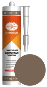 Герметик силиконовый Тайфун №120 (тоффи) 280 мл
