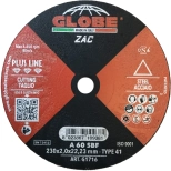 Круг отрезной по металлу GLOBE ZAC 230x2,0x22,2 A60S