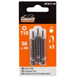Бита для шуруповерта Torx T10 50 мм Gepard (GP3517-50) 3 шт