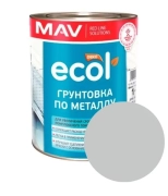 Грунтовка по металлу Ecol MAV ГФ-021 (светло-серая) 1 л