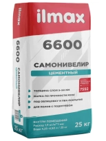 Самонивелир цементный ilmax 6600, 25 кг