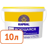 Краска Kapral B-16 моющаяся (интерьерная) 10 л