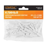 Клинья для плитки 28х6х6 мм 100 шт Startul (ST4402-28)