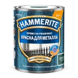 Краска по металлу HAMMERITE молотковая 3 в 1 RAL 6005 (зеленый мох), 0,75 л