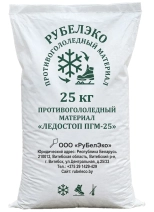 Противогололедный реагент Ледостоп ПГМ-25, 25 кг