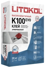 Клей для плитки Litokol HYPERFLEX K100, 20 кг