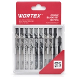 Набор пилок для лобзика Wortex 10 шт