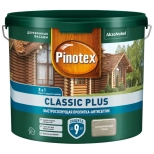 Пропитка-антисептик Pinotex (Omnitex) Classic Plus 3 в 1 (Скандинавский серый) 2,5 л