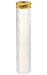 Пленка укрывочная Blue Dolphin с малярной лентой WASHI 2,80х15 м