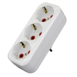 Разветвитель 3 розетки с/з 250В 16А AY-KA (77 134 00)