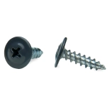 Саморез с прессшайбой ЕКТ 4,2x16 острый, RAL 7024, 100 шт (B009351)