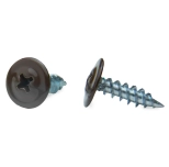 Саморез с прессшайбой ЕКТ 4,2x16 острый, RAL 8017, 100 шт (B009352)