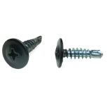 Саморез с прессшайбой ЕКТ 4,2x16 со сверлом, RAL 9005, 100 шт (B007932)