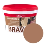 Шпатлевка готовая MAV Brava Profi-1 по дереву (какао) 0,7 кг