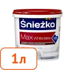 Краска Sniezka MAX интерьерная латексная, 1 л