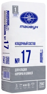 Кладочная смесь Тайфун Мастер 17, 25 кг