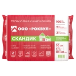 Минеральная вата Rockwool Лайт Баттс Скандик 50 мм (12 плит = 5,76 м²)