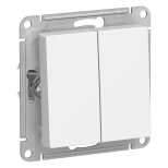 Выключатель двухклавишный Systeme Electric AtlasDesign ATN000151