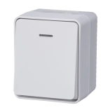 Выключатель 1-кл с подсветкой Systeme Electric AtlasDesign ATN540113 IP54