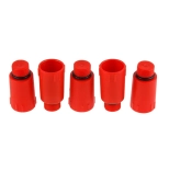 Заглушка ПП 1/2" НР красная AV Engineering (5 шт)
