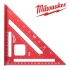 Угольник-транспортир метрический 180х180 мм Milwaukee