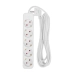 Удлинитель 5 м, 5 розеток с/з (белый)
