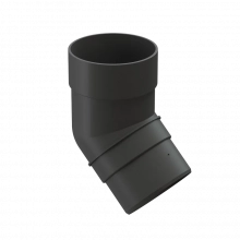 Колено 45º Docke PREMIUM RAL 7024 (графит)