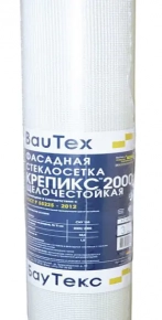 Стеклосетка фасадная БауТекс Крепикс 2000, 50 м²