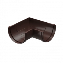 Угловой элемент 90º Docke PREMIUM RAL 8019 (шоколад)
