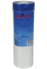 Пленка укрывочная LUCKY с синей малярной лентой WASHI 3,2x17 м