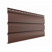 Софит с частичной перфорацией Технониколь RAL 8017 (каштан)
