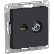 Розетка компьютерн. и телевизион. Systeme Electric AtlasDesign ATN001089