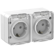 Розетка IP54 Systeme Electric AtlasDesign ATN540126 с/з