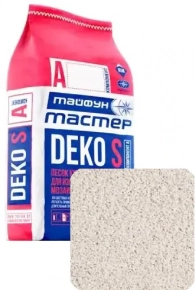 Кварцевый песок для штукатурки Тайфун Мастер DEKO S А2 (белый) 5,4 кг