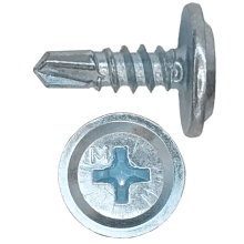 Саморез с прессшайбой DAXMER 4,2х13 со сверлом, цинк (200 шт)
