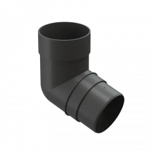 Колено 72º Docke PREMIUM RAL 7024 (графит)