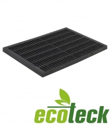 Придверная решетка 390х295х20 пластиковая Ecoteck