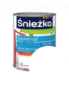 Эмаль акриловая для дерева и металла Sniezka (белая) 0,8 л