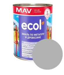 Эмаль Ecol ПФ-115 MAV (светло-серая) 1 л