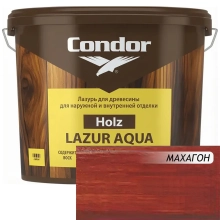 Лазурь для древесины Condor Holz Lazur Aqua (махагон) 2,5 л