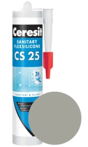 Герметик силиконовый Ceresit CS 25 №07 (серый) 280 мл