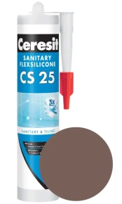 Герметик силиконовый Ceresit CS 25 №58 (шоколад) 280 мл