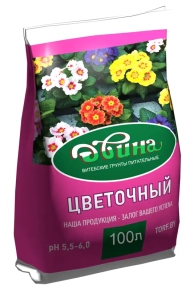 Грунт питательный торфяной Двина цветочный 100 л
