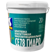 Шпатлевка влагостойкая SEMIN CE-78 HYDRO, 20 кг