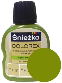 Колер Sniezka Colorex №72 (оливковый) 100 мл