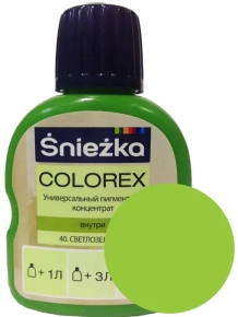 Колер Sniezka Colorex №40 (светло-зеленый) 100 мл