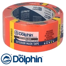 Лента малярная ПВХ Blue Dolphin 33 м х 50 мм (оранжевая)