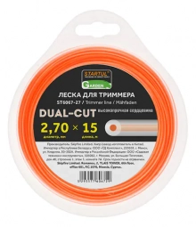 Леска для триммера 2,7 мм х 15 м круглое сечение Startul Garden ST6067-27