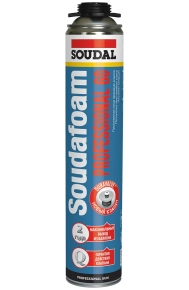 Монтажная пена Soudal Soudafoam Professional 60 под пистолет, 750 мл